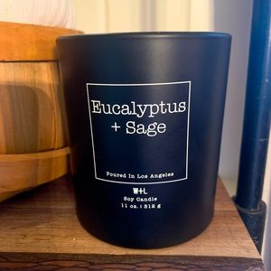 Candle new eucalyptus sage soy wax